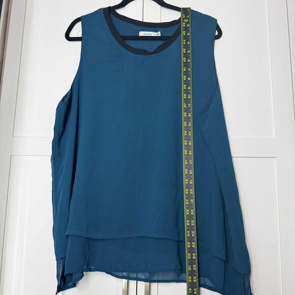 Ricki's Women Casual Top Sleeveless Blue XXL - Picture 4 of 5